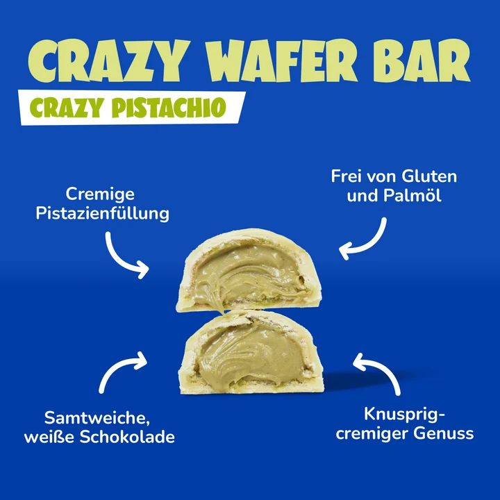 Crazy Pistachio Wafer Bar