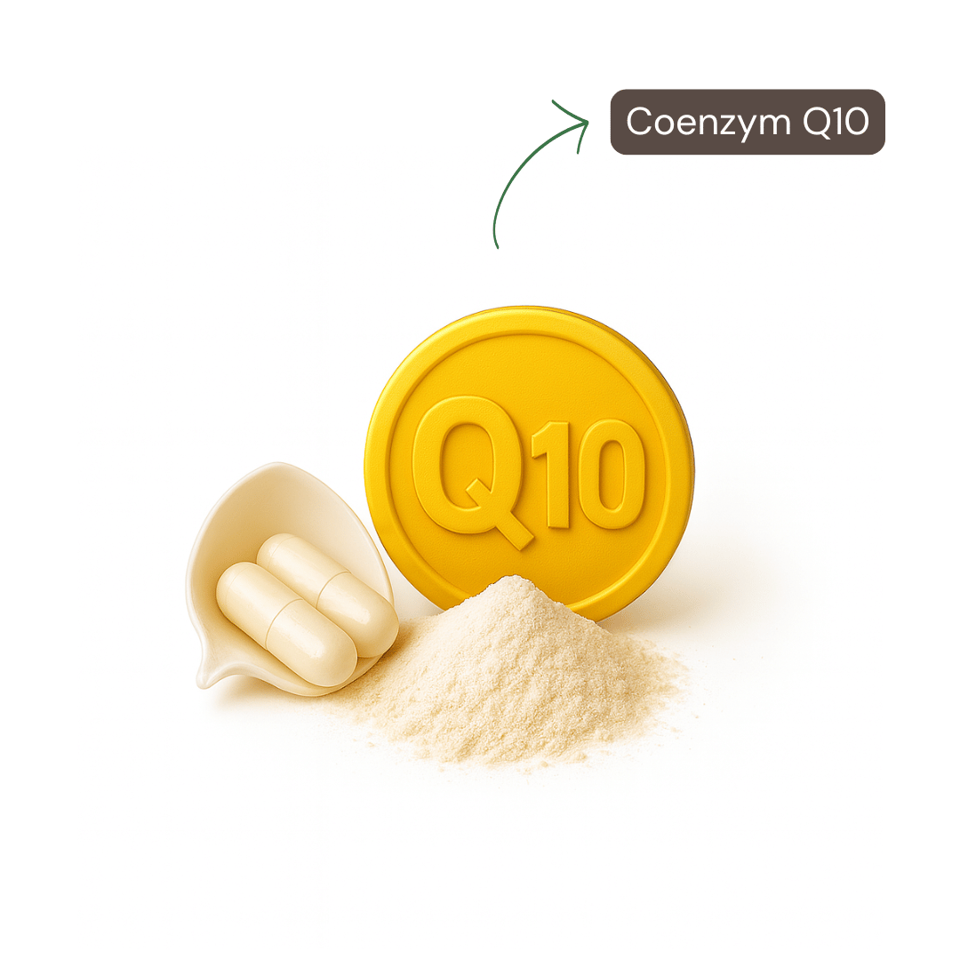 Inhaltsstoffe und Nährwerte der Coenzym Q10 Kapseln von Naturaleza