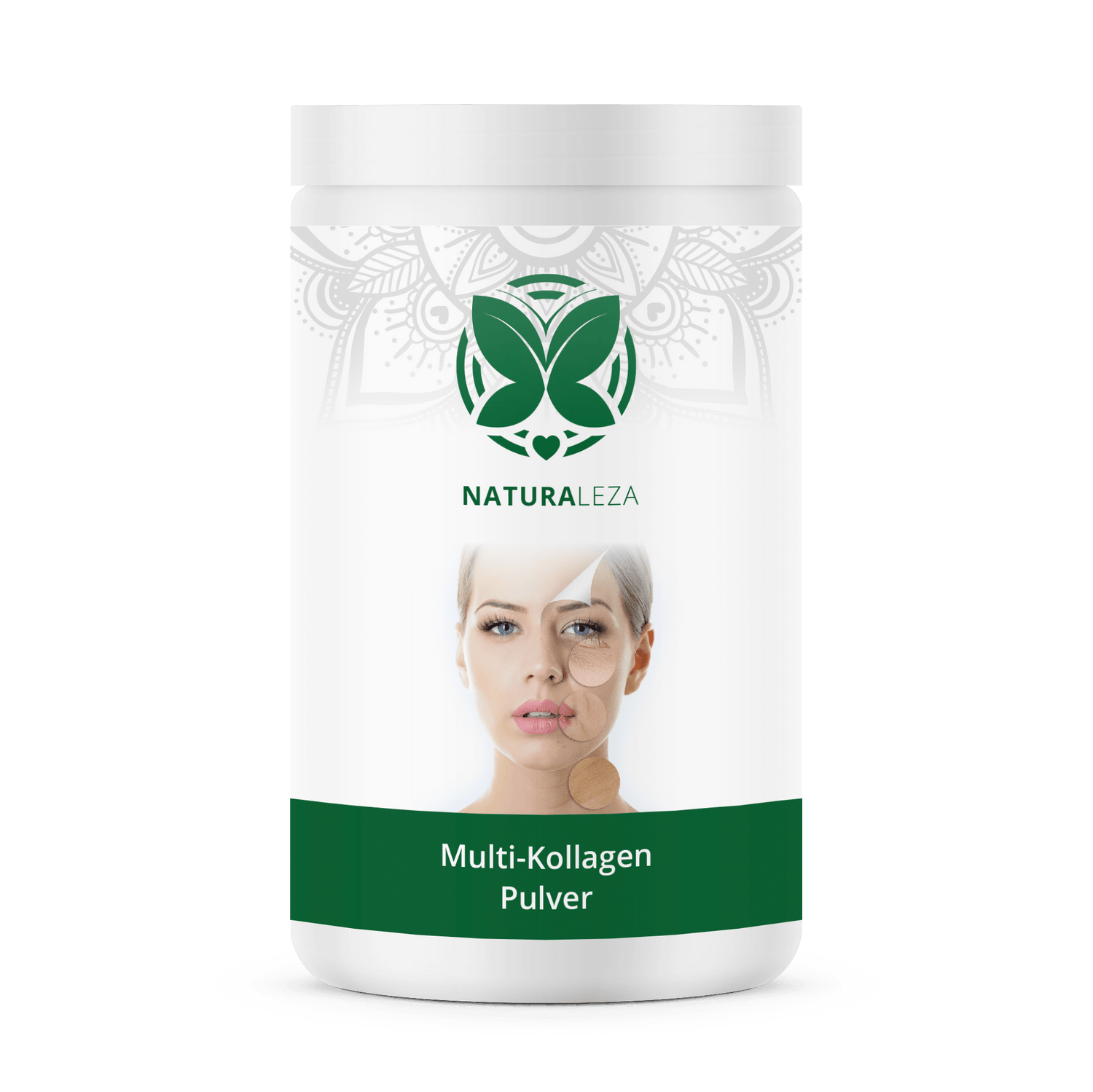 Multi Kollagen Pulver – 5-fach Kollagenkomplex für Haut, Bindegewebe & Gelenke