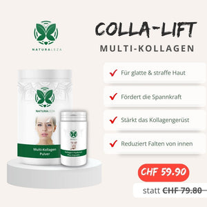 
                  
                    CollaLift - Multi-Kollagen & Hyaluron Bundle (limitiert)
                  
                