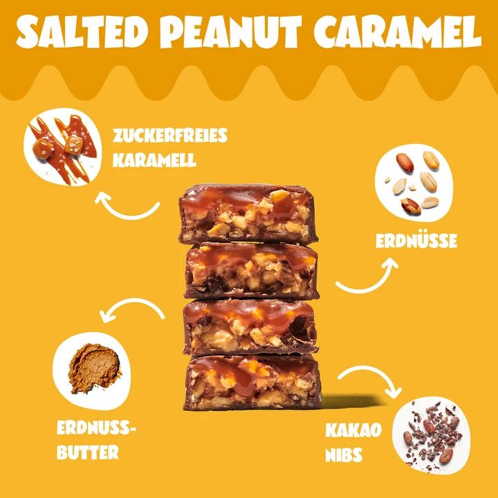 Salted Peanut Caramel Bar