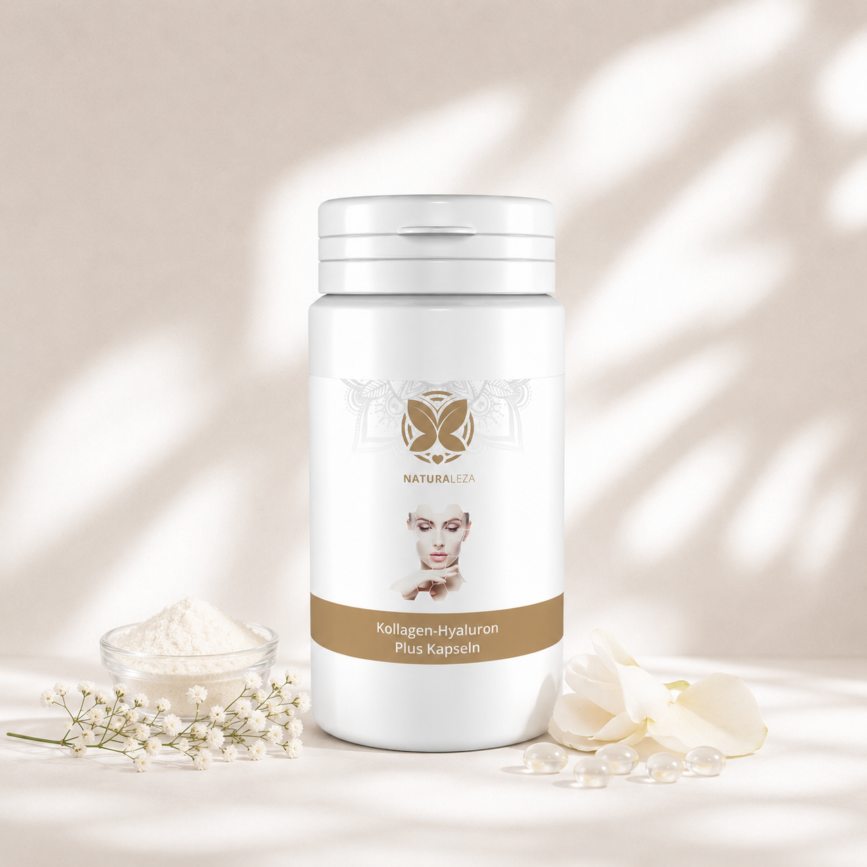 Gélules de collagène & hyaluron plus