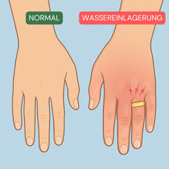Geschwollene Hände Wassereinlagerungen - Aqua Balance von Naturaleza