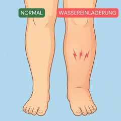 Spannen der Füsse von Wassereinlagerungen - Aqua Balance von Naturaleza